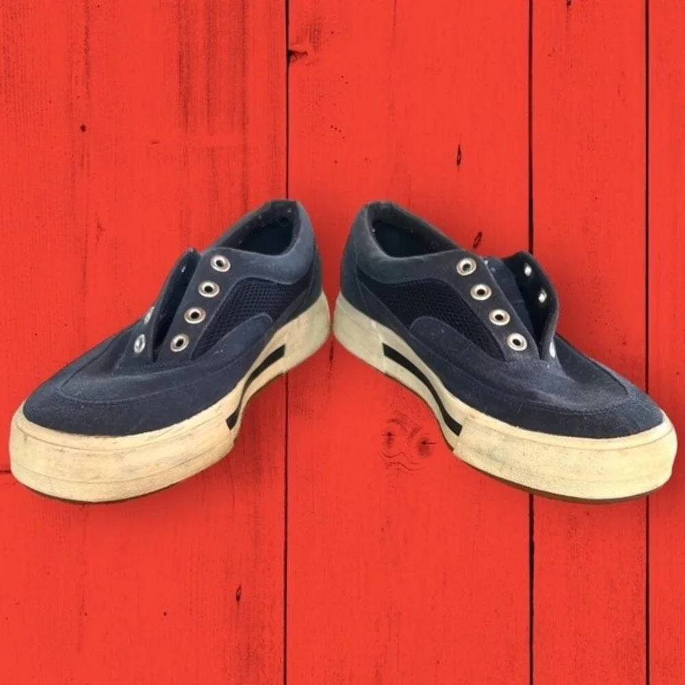 Sperry Navy Blue Top-Sider Boat Shoes Sneakers for Men Size 7.5M Nautical Style